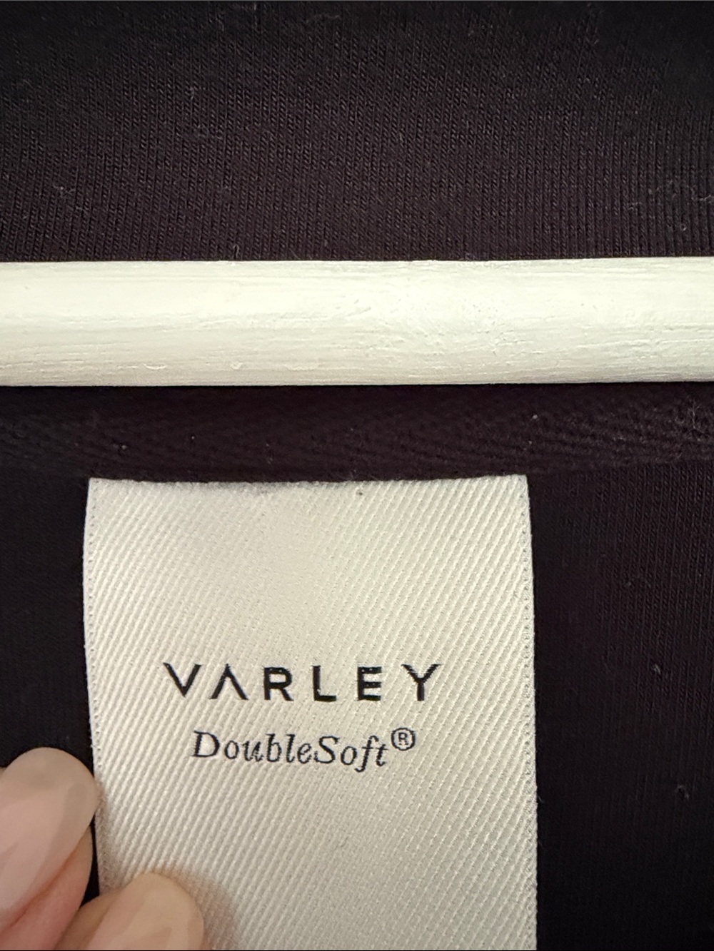 Varley Black Half-Zip Hoodie - Picture 2 of 6
